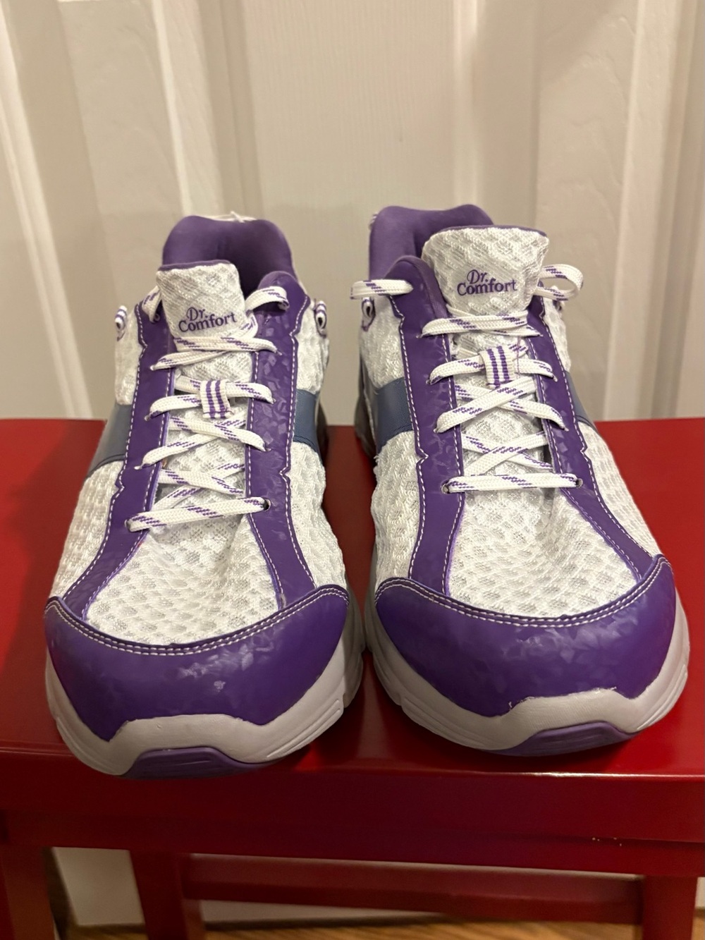 Dr Comfort Meghan Diabetic Comfort Shoes Purple Lace up Mesh Women's 11 M
